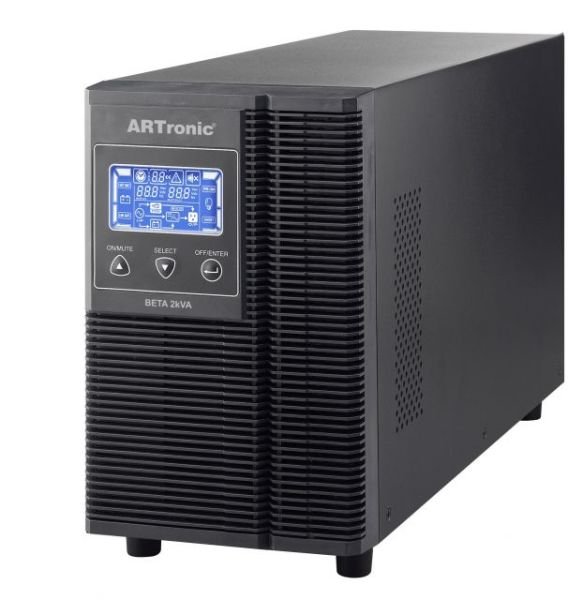 BETA-2KVA Online 2000VA 1F/1F 5-15 Dk 4x9A Akülü UPS