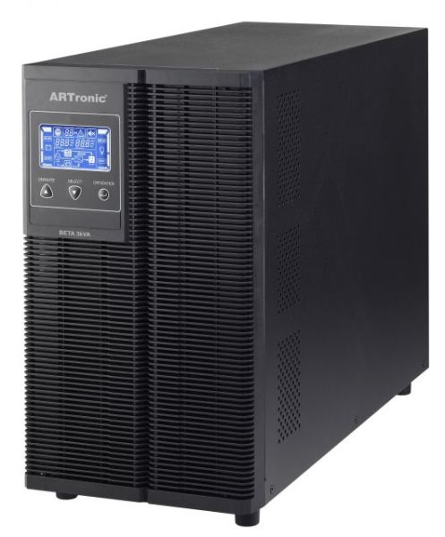 BETA-3KVA Online 3000VA 1F/1F 5-15 Dk 6x9A Akülü UPS