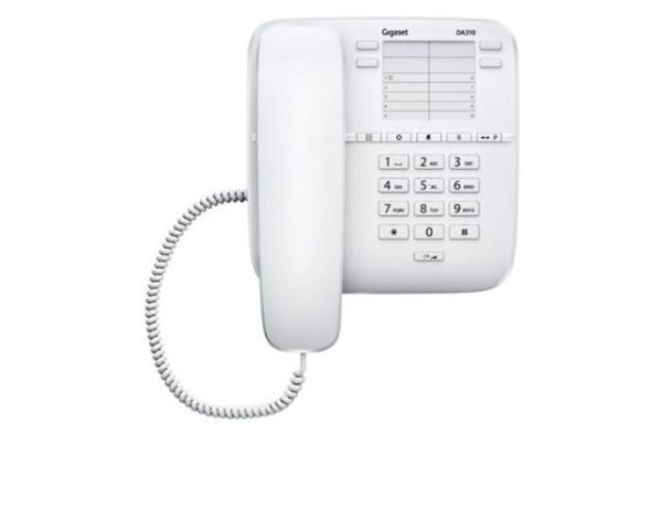 DA310-BEYAZ Kablolu Masaüstü Tel 10 Arama Da310 Byz