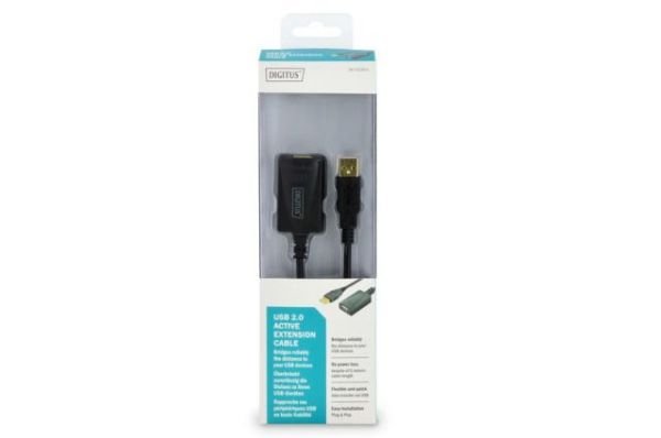 DA-70130-4 USB 2.0 Yineleyici kablo USB Bir erkek / Bir dişi uzunluk 5m