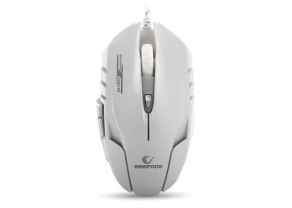SMX-R2 Rampage-SMX-R2 USB 4000DPI 7 Farkl I?k Makro Beyaz Mouse