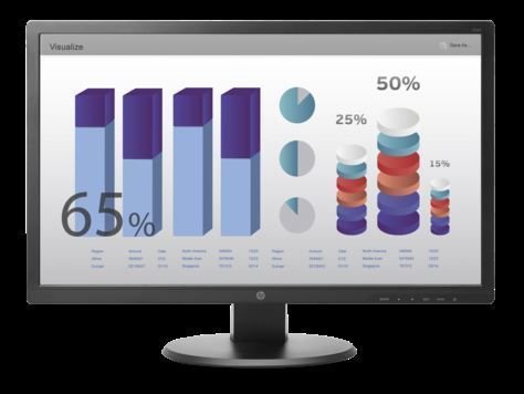 W3R46AA 24'' 1920X1080, 7ms, 60hz, DVI ve VGA Led Monitör