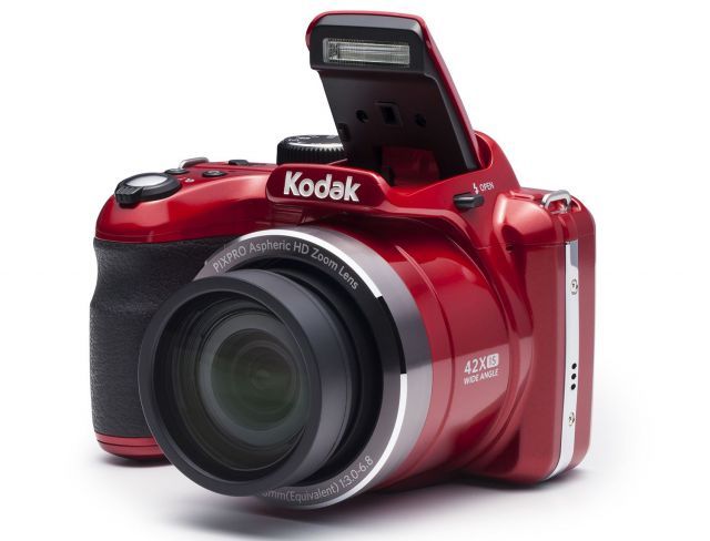KODAK-AZ422-RD 20MP 42X Optik Zoom Kırmızı Fotoğraf Makinesi