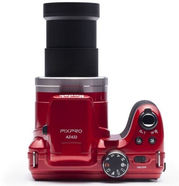 KODAK-AZ422-RD 20MP 42X Optik Zoom Kırmızı Fotoğraf Makinesi