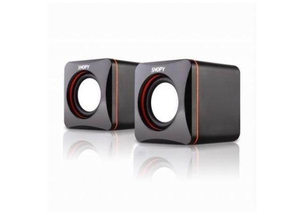 SN-21 6W Rms USB Kablolu 1+1 Siyah Hoparlör
