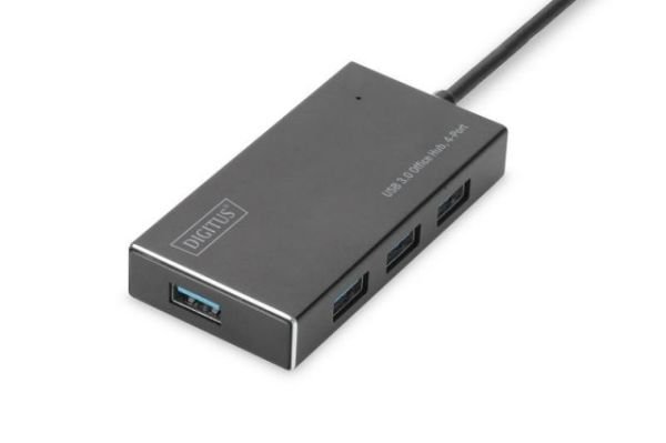 DA-70240 USB3.0, 4 Port Mat Siyah Çoklayıcı