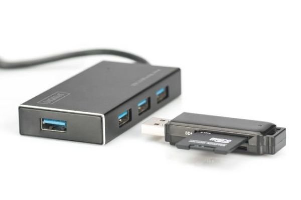 DA-70240 USB3.0, 4 Port Mat Siyah Çoklayıcı
