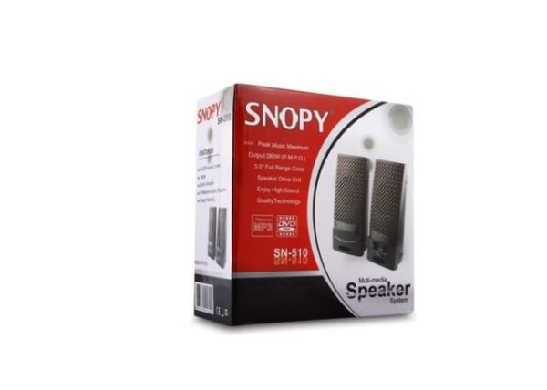 SN-510 3W Rms USB Kablolu 1+1 Siyah Hoparlör