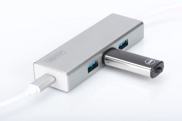 DA-70242 3xUSB3.0 Port 1xUSB Tip C PD Port Çoklayıcı
