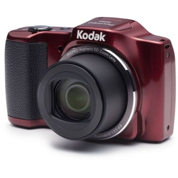 KODAK-FZ201-RD 16MP 20X Optik Zoom Kırmızı Fotoğraf Makinesi