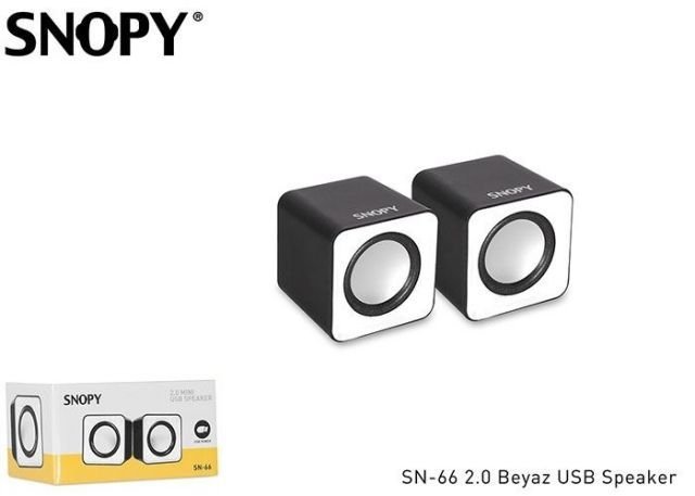 SN-66-B SN-66 USB 2.0 Beyaz Hoparlör