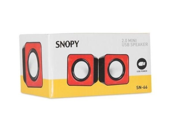 SN-66-K SN-66 USB 2.0 Kırmızı Hoparlör