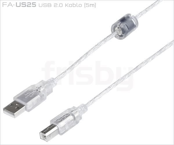 FA-US25 5 Metre USB 2.0 Prınter Kablo