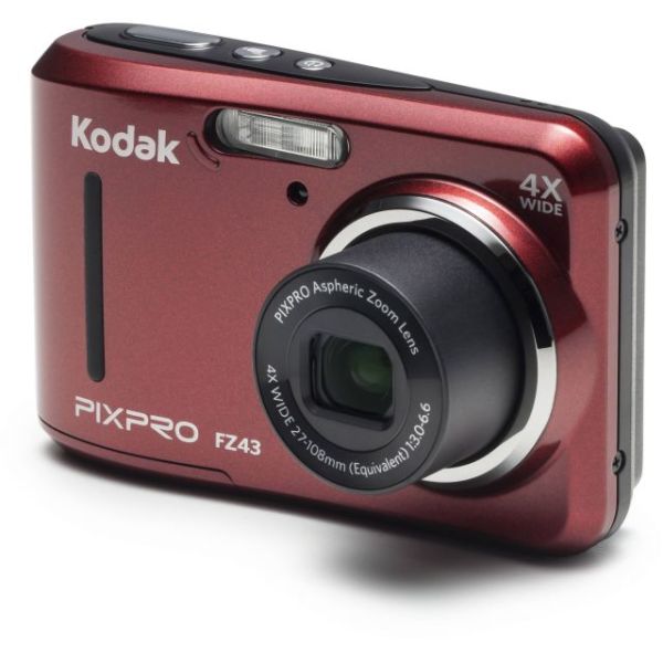 KODAK-FZ43-RED 16MP 4X Optik Zoom Kırmızı Fotoğraf Makinesi