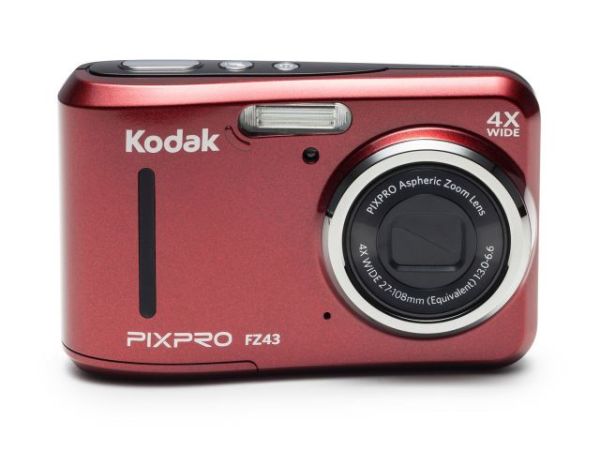 KODAK-FZ43-RED 16MP 4X Optik Zoom Kırmızı Fotoğraf Makinesi
