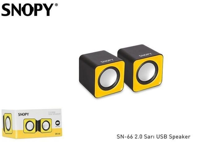 SN-66-S SN-66 USB 2.0 Sarı Hoparlör