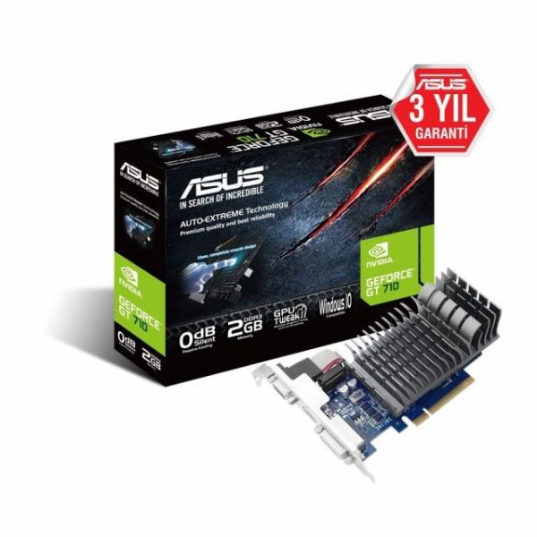 710-2-SL GT 710 2G 64B DDR3 DSUB&DVI&HDMI NVİDİA EKRAN KARTI