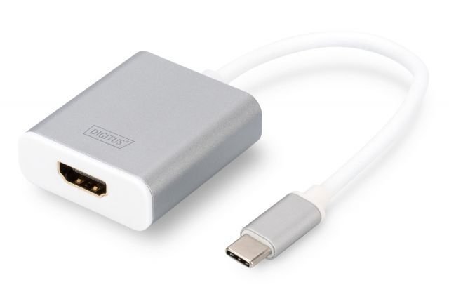 DA-70836 USB Type C 4K HDMI Adapter, Aluminium Housing, 20cm Cable length Chipset