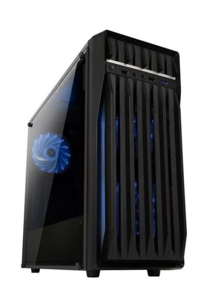 POSEIDON 2x120mm Fanlı Şeffaf Akrilik Yan Panel Gaming Mid ATX Kasa