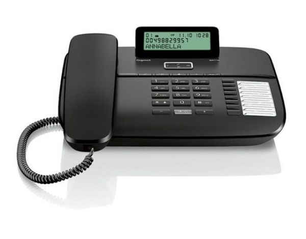 DA710 Kablolu Caller Id 100 Rehber Siyah