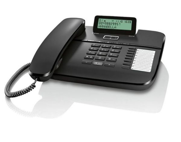 DA710 Kablolu Caller Id 100 Rehber Siyah
