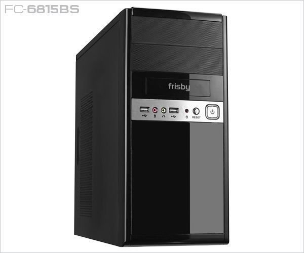 FC-6815BS 300W Powerlı Penceresiz Midi Tower Siyah Kasa