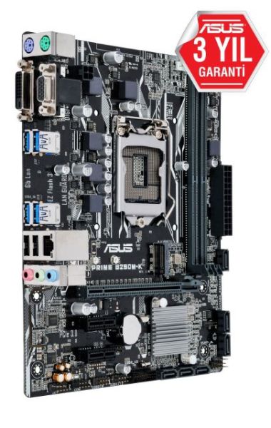 PRIME-B250M-K Intel B250 1151 DDR4 2400MHz DVI/VGA Anakart