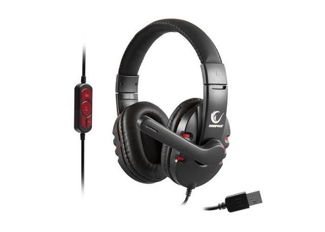 SN-RU7 USB LED Mikrofonlu Siyah Gaming Kulak Üstü Kulaklık