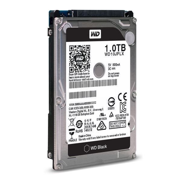 WD10JPLX 1TB 2.5'' 7200RPM Sata3 32MB Black Dahili Notebook HardDisk