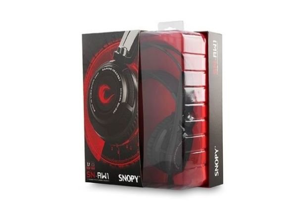 SN-RW1S USB Kablolu Mikrofonlu Siyah Gaming Kulak Üstü Kulaklık