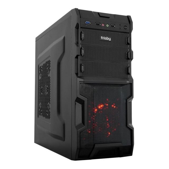 FC-8865G 500W Powerlı Penceresiz Midi Tower Siyah Kasa