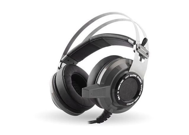 SN-RW3G USB 7.1 Gümüş-Gri Mikrofonlu Gaming Kulak Üstü Kulaklık