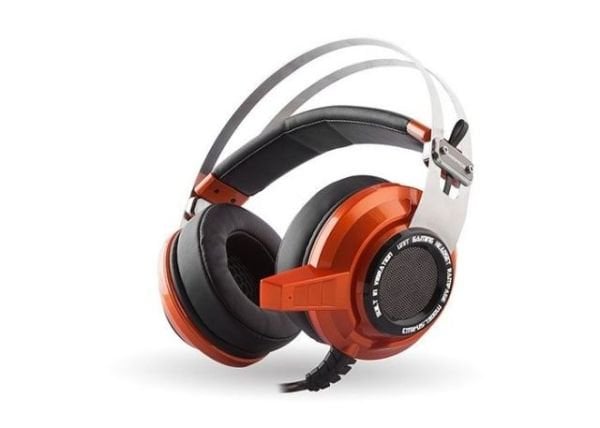 SN-RW3T USB 7.1 Titreşimli Mikrofonlu Turuncu Gaming Kulak Üstü Kulaklık