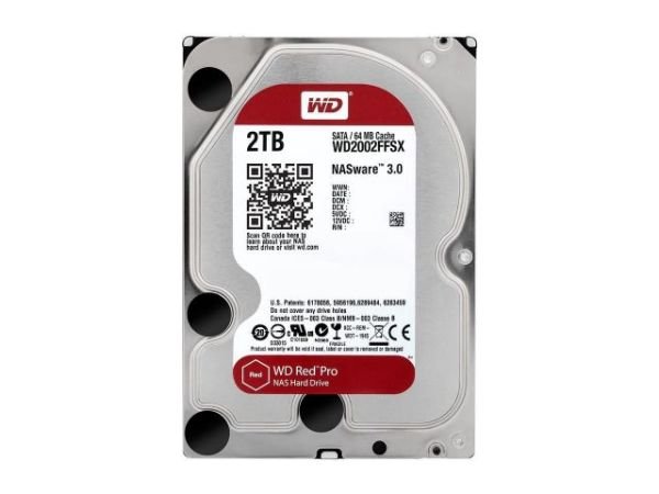 WD2002FFSX 2TB 3.5'' 7200RPM Sata3 64MB Red Pro Dahili Nas HardDisk