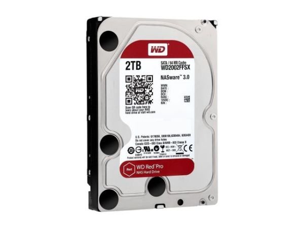WD2002FFSX 2TB 3.5'' 7200RPM Sata3 64MB Red Pro Dahili Nas HardDisk