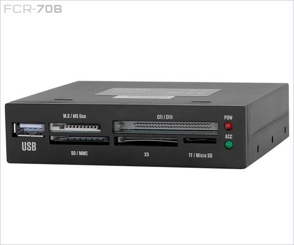 FCR-70B Kasa İçi Bağlantılı 3,5'' İnternal All in One Hafıza Kart Okuyucu