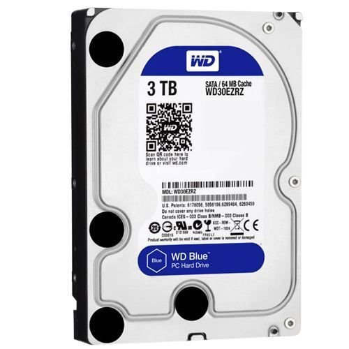 WD30EZRZ 3TB 3.5'' 5400RPM Sata3 64MB Blue Dahili Masaüstü HardDisk