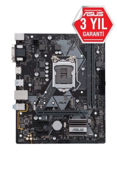 PRIME-H310M-A Intel H310 1151 DDR4 2666MHz HDMI/DVI/VGA M2 USB3.1 Anakart