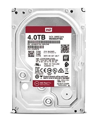 WD4003FFBX 4TB 3.5'' 7200RPM Sata3 256MB Red Pro Dahili Nas HardDisk