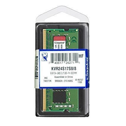 KVR24S17S8-8 8 GB 2400MHz DDR4 Value Notebook Kutulu RAM