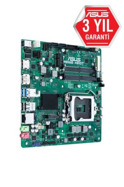 PRIME-H310T Intel H310 1151 DDR4 2666MHz LVDS/DP/HDMI M2 USB3.1 Anakart