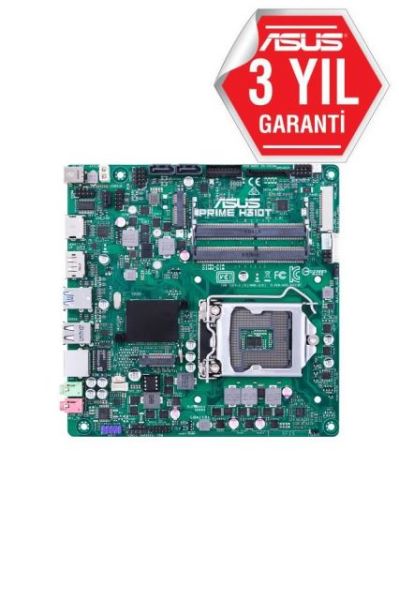 PRIME-H310T Intel H310 1151 DDR4 2666MHz LVDS/DP/HDMI M2 USB3.1 Anakart
