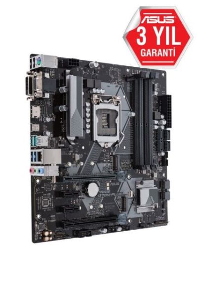 PRIME-H370M-PLUS Intel H370 1151 DDR4 2666MHz HDMI/DVI/VGA M2 USB3.1 Anakart
