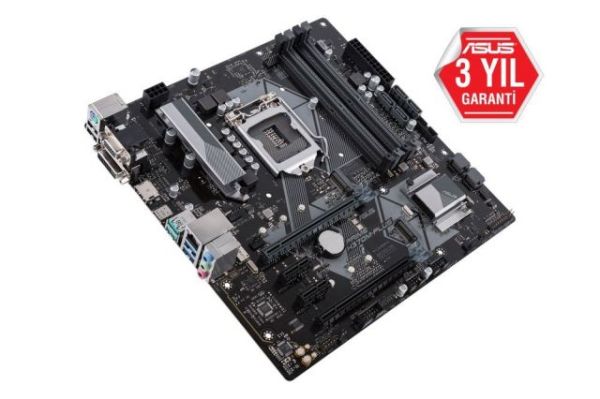 PRIME-H370M-PLUS Intel H370 1151 DDR4 2666MHz HDMI/DVI/VGA M2 USB3.1 Anakart