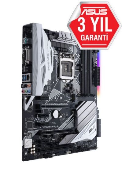 PRIME-Z370-A Intel Z370 1151 DDR4 4000MHz DVI/HDMI/DP Anakart