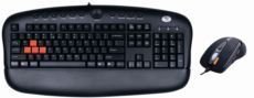 KX-2810-BK USB,Q TR Multimedya Klavye,7B+1 Optik Mouse Siyah Gamer Set