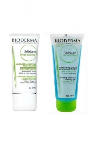 Bioderma Sebium Pore Refiner 30 ml. + Sebium Gel Moussant 100 ml.