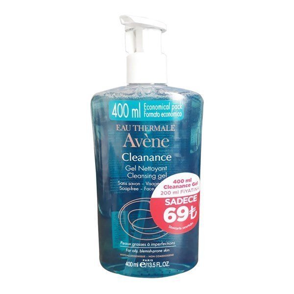 Avene Cleanance Gel Nettoyant Cleansing Gel 400 ml.