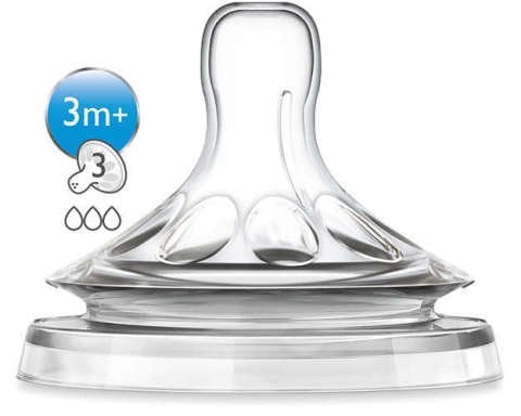 Philips Avent Natural Yenidoğan Biberon Emziği 3 Ay+ 2li