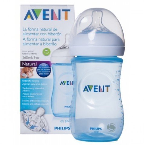 Philips Avent PP Natural Biberon Mavi 260 ml.